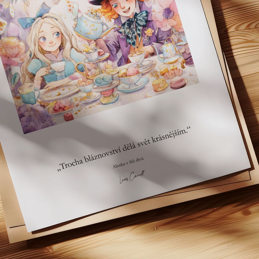 detsky plakat alenka v risi divu trochu blaznovstvi2_1